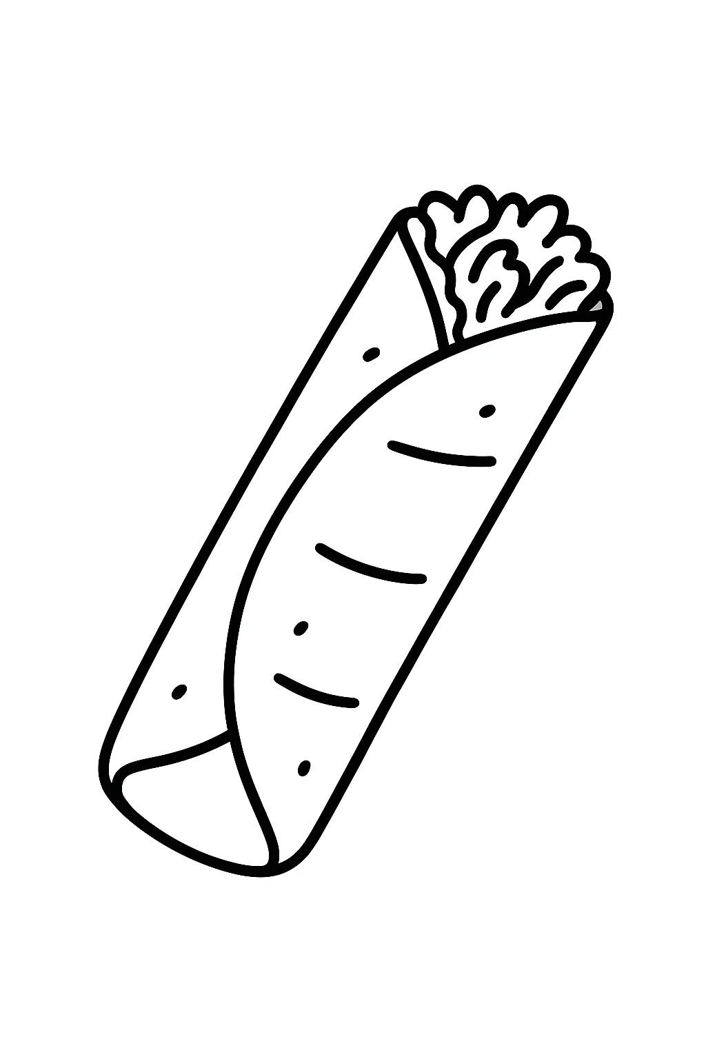 Desenho de flauta para colorir e imprimir