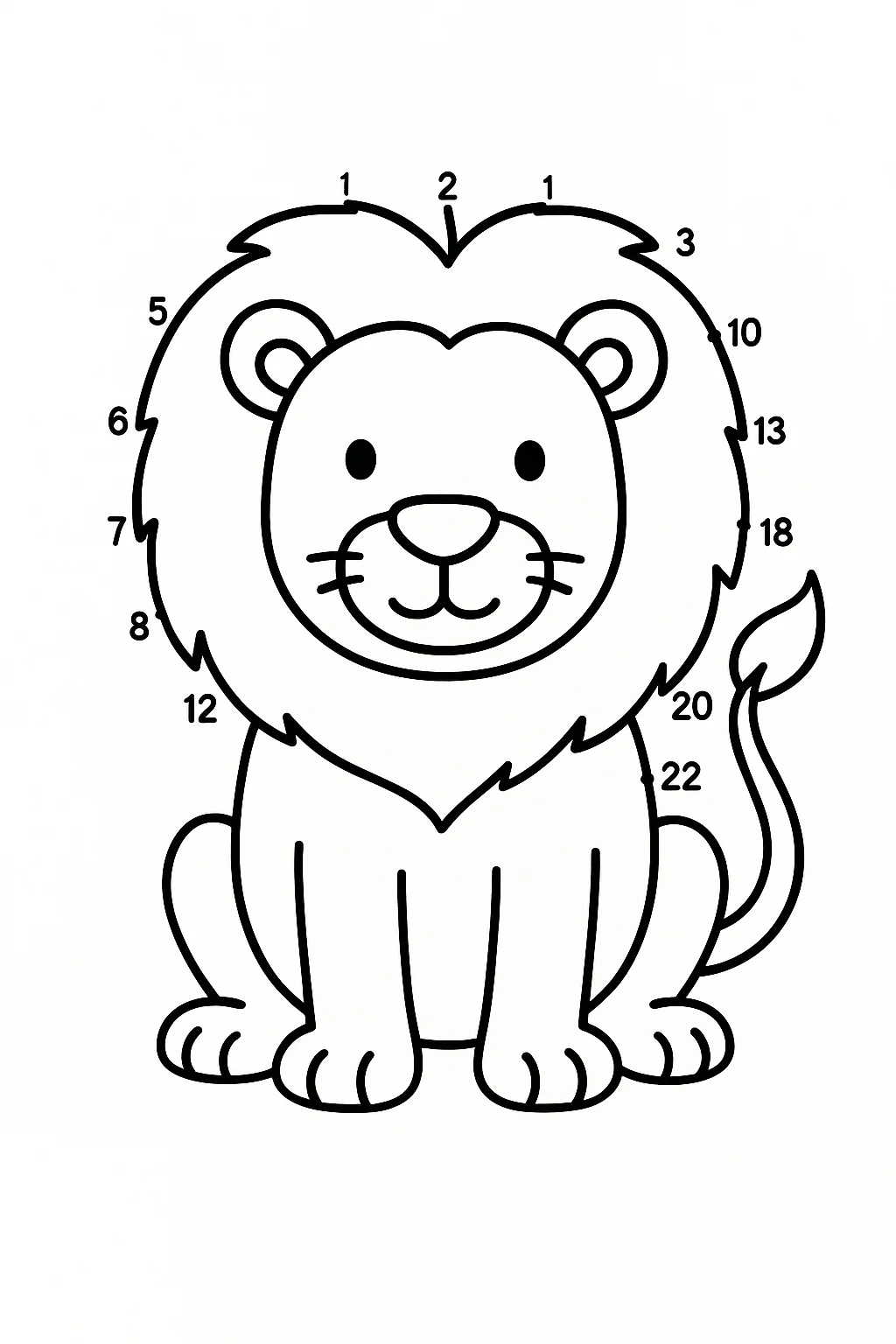 Ligar Os Numeros para Colorir